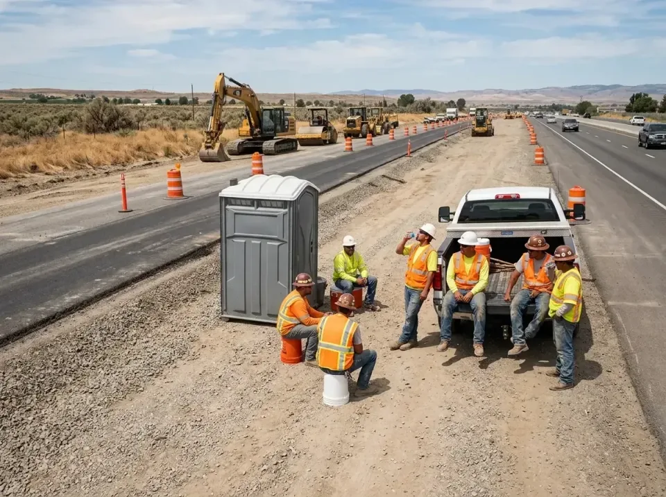 highway-road-construction-crew-007 — frequently asked questions, Porta Potty and Restroom Rentals in Florence, OR